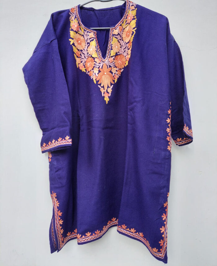 Blue Girls Winter Pheran