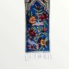Blue Exotic Embroidered Chainstitch Wall hanging