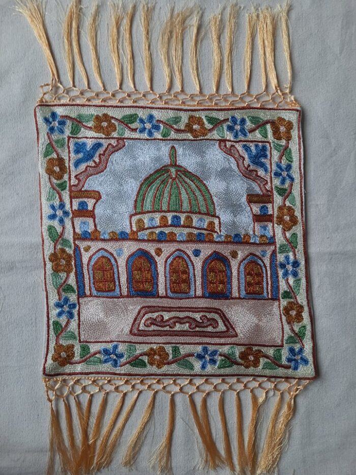 Dargah Handmade Chain Stich Silk Quran Cover
