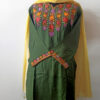 Linen Hand Ari Embroidered Kurta