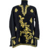 Black Golden Aari Work Summer Cool Kurti