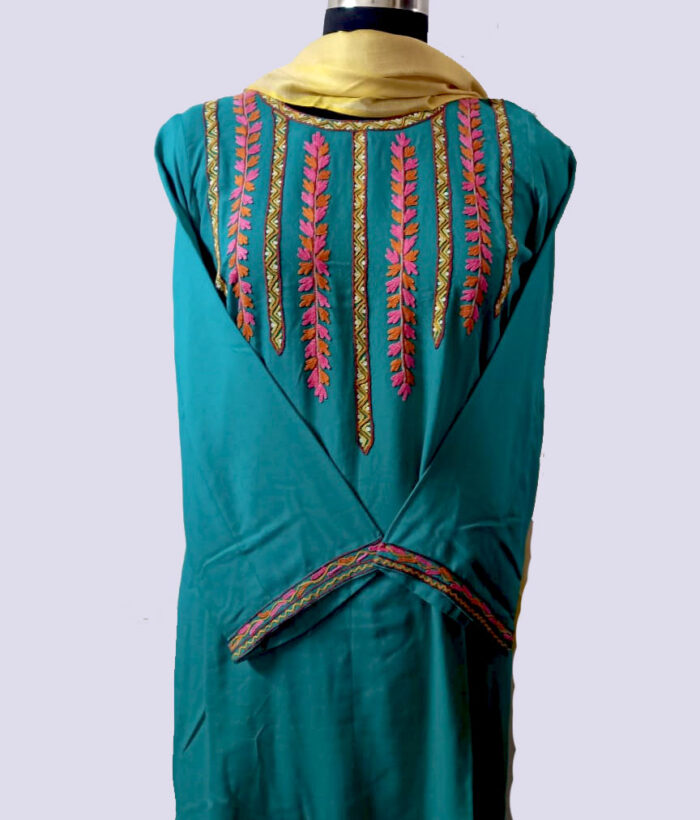 Niyul Linen Hand Ari Embroidered Kurta