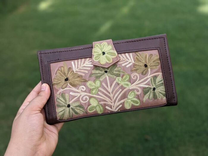 Brown Leather Bi-Fold Wallet