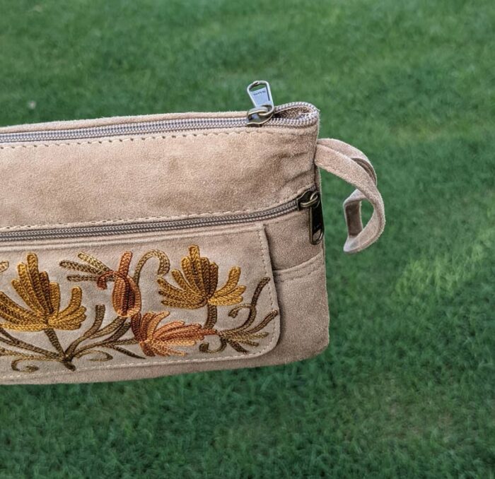 Sandrift Bag With Aari Embroidery - Image 3