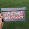 Grey Leather Bag