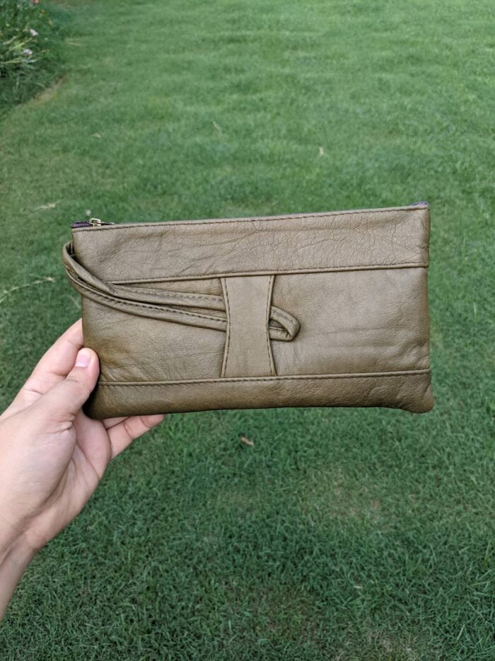 Dark Brown Leather Bag - Image 2