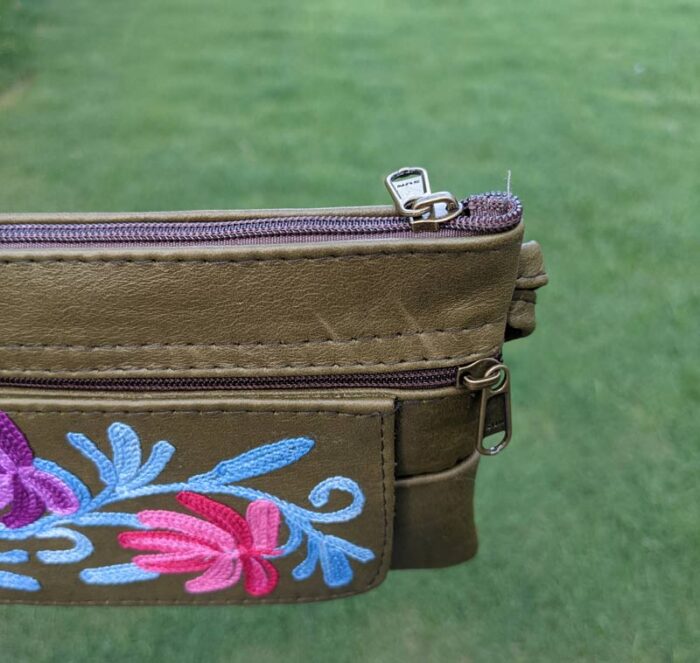 Dark Brown Leather Bag - Image 3