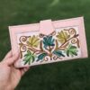 Light Pink Leather Bi-Fold Wallet