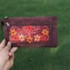 Mahogany Bag With Aari Embroidery