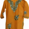 Orange Summer Cool Ari Work Kurta ( L 22.5, Chest 15 Inch)