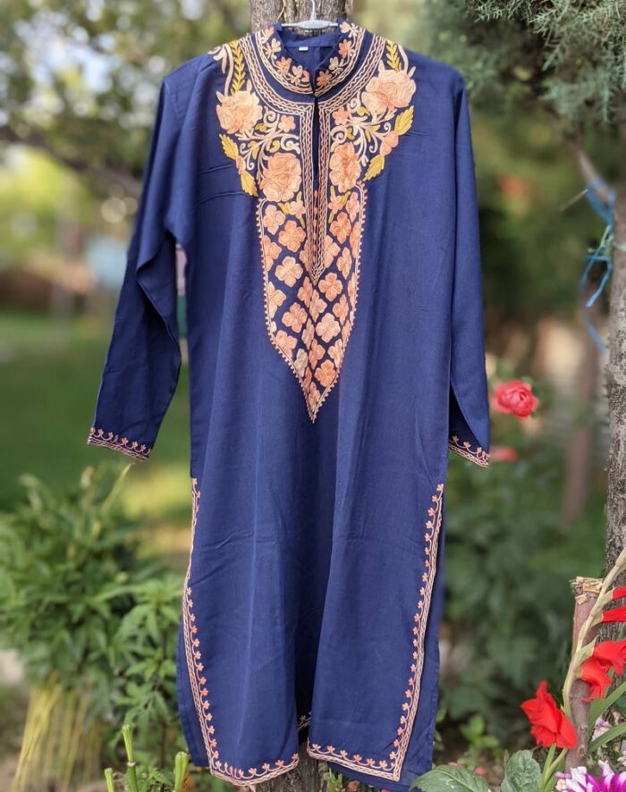 Dark Blue Summer Cool Kurta
