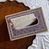 Paper Machie Tissue Box Blue