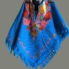 Blue Kids Aari Embroidery Poncho