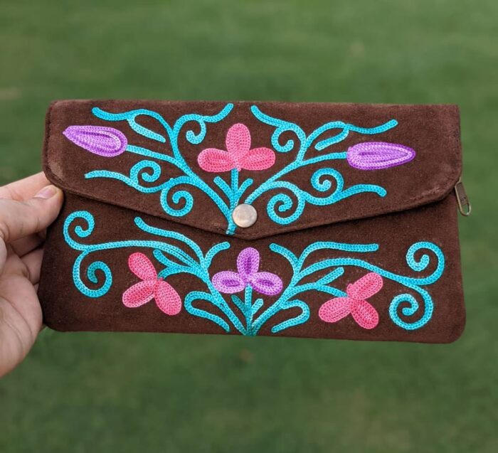 Chocolate Brown Tic Tac Wallet
