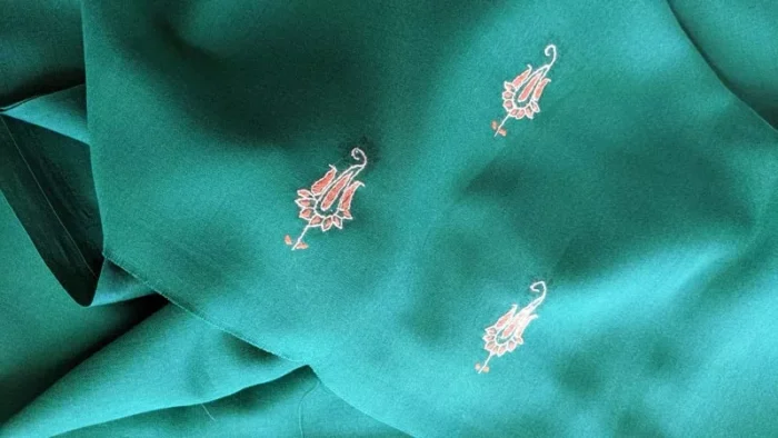 Green Summer Cool Sozni Work Suit - Image 2