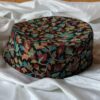 Black Kashmiri Kani Design Cap