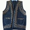 Black Kids Sleeveless Waist Coat