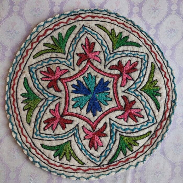 Taruk Handmade Aari Embroidered Namda