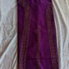 Purple Silk Sozni Work Suit