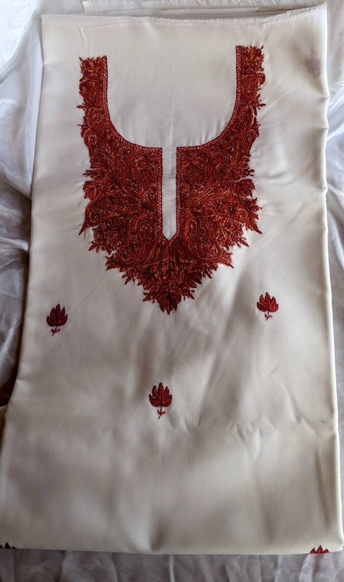 White Summer Cool Sozni Work Suit