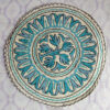 2x2 Blue Handmade Aari Embroidered Namda