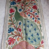 3x5 Peacock Design Handmade Aari Embroidered Namda
