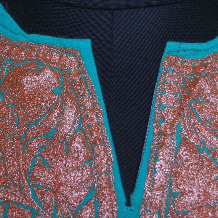 Pure Raffal Tilla Work Pheran L39 - Image 4