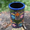 Blue Floral Paper Mache Holder
