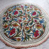 4x4 Floral Handmade Aari Embroidered Namda Rug