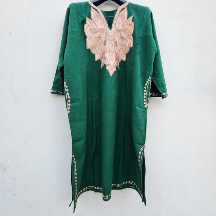 Green Cashmilon Pheran