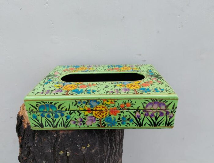 Posh Paper Mache Napkin Box - Image 2