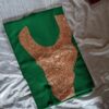 Green Summer Cool Suit with Fine Tilla Embroidery