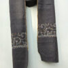 Grey Polywool Stole With Hand Sozni Work