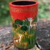 Forest Deer Paper Mache Holder