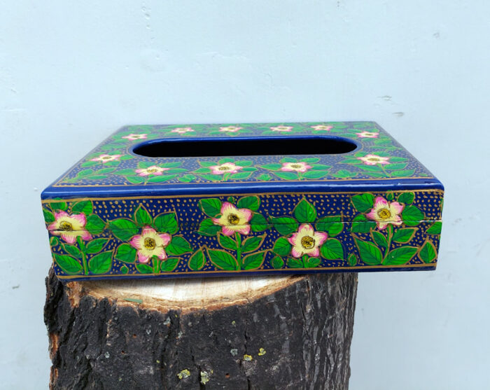 Sabz Paper Mache Napkin Box - Image 3