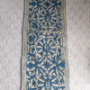 6x2 Blue Handmade Aari Embroidered Runner Namda