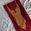 Maroon Summer Cool Suit with Fine Tilla Embroidery