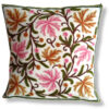 Boni Pun Hand Embroidered Crewel 16×16 Cushion Cover
