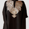 Black Pure Raffal Tilla Pheran