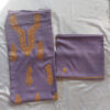 3Pc Light Purple Wool Tilla Work Suit With Stole