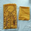 3Pc Mustard Wool Handwork Suit With Stole