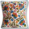 Kong Rang Hand Embroidered Crewel 16×16 Cushion Cover