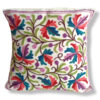 Panwether Hand Embroidered Crewel 16×16 Cushion Cover