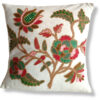 Posh Kul III Hand Embroidered Crewel 16×16 Cushion Cover
