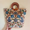 Velvet Ring Bag With Handwork