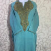 Turquoise Raffal Tilla Pheran