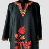 Black Floral Aari Work Cashmilon Pheran