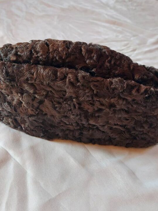 Dark Brown Kashmiri Karakuli Cap Topi Online