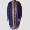 Dark Blue Aari Work Woolen Jacket