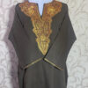 Dark Brown Raffal Tilla Pheran